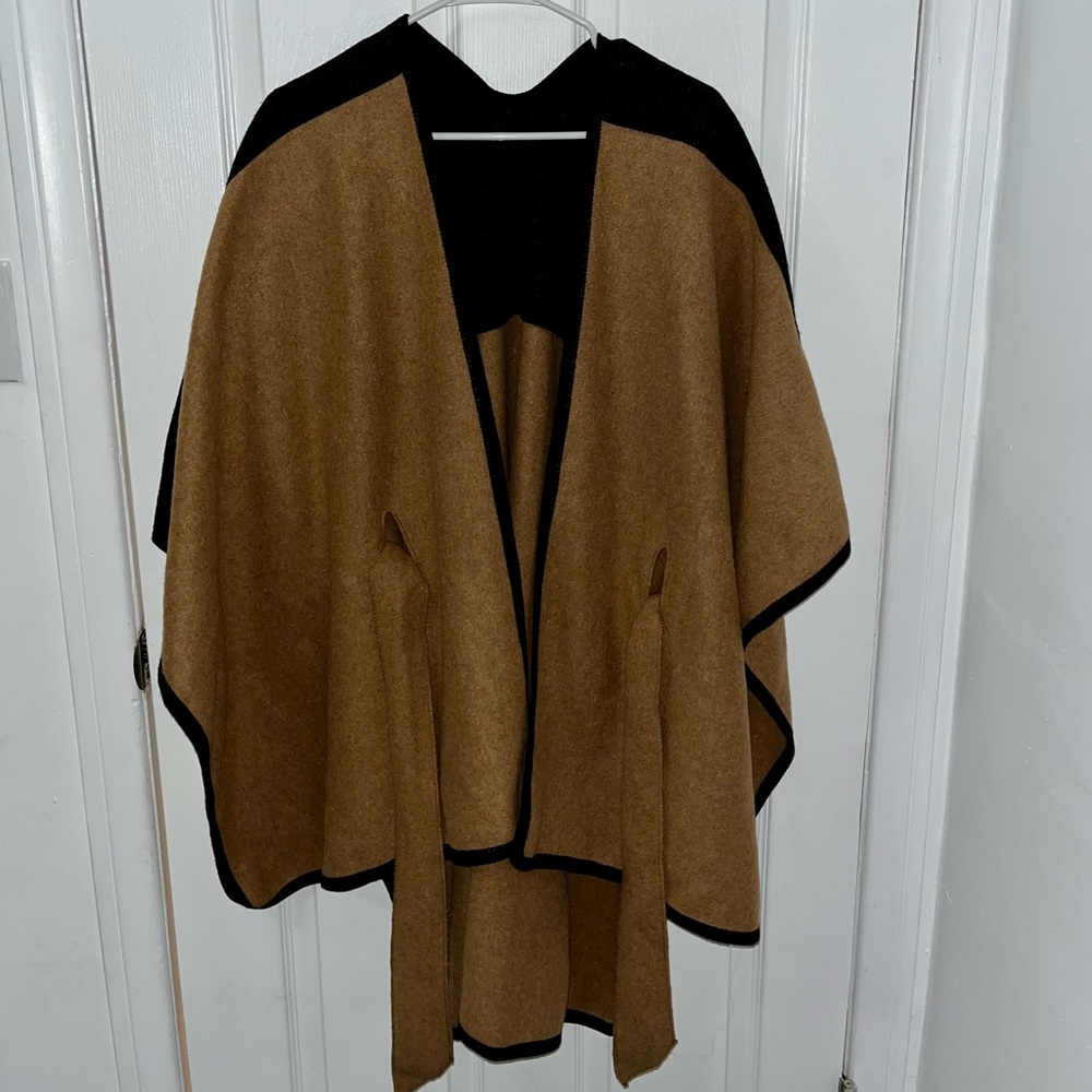 Brown and Brown Cape Shawl